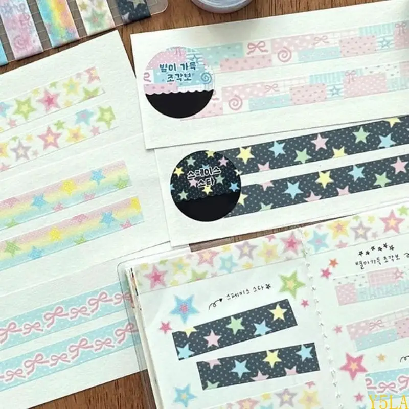 Y5la ästhetisches Klebeband für Scrapbooking Journal Notebook Photo Frame Telefon Hülle