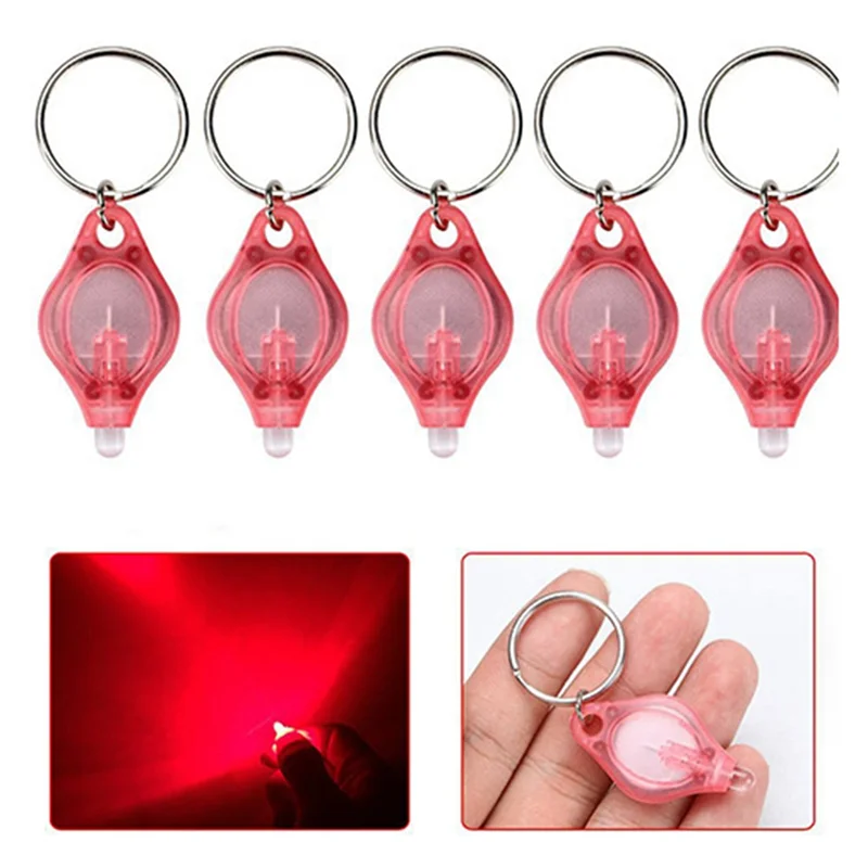 ABYN-Pack Of 100 LED Keychain Flashlight, 395Nm UV Keychain Flashlight, UV Light Flashlight Keychain,Purple Durable