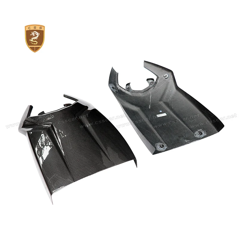 For Lamborghini Aventador/LP700/LP720/LP750 OEM Style Dry Carbon Fiber Seat Back Cover Headrest Panel Trim Protection Accessoriy