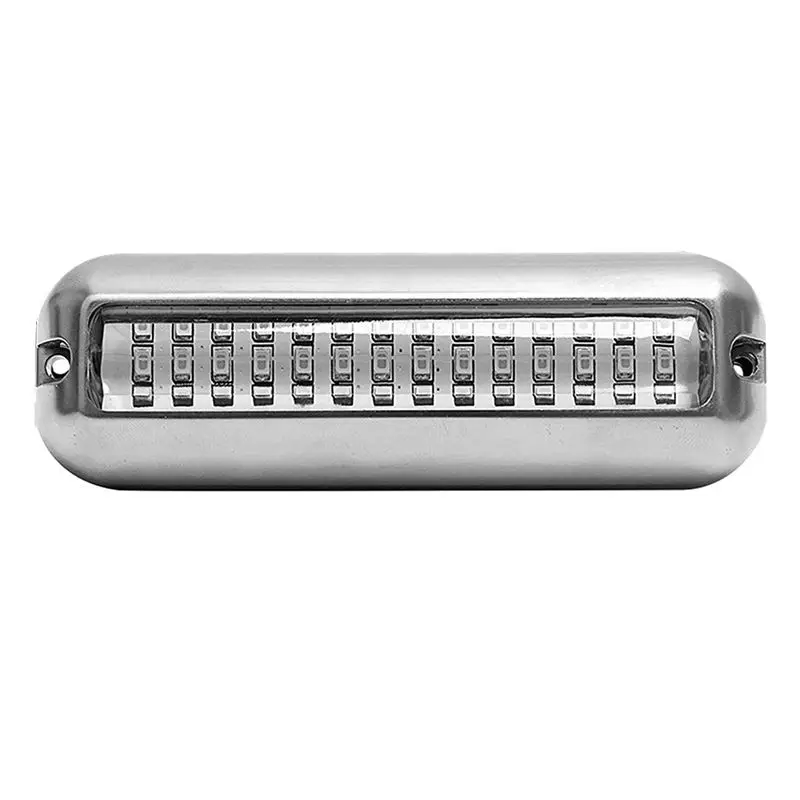 A36T-50W 42 Leds Boat Transom Light Stainless Steel Waterproof Marine Boat Underwater Pontoon Transom Lamp Universal