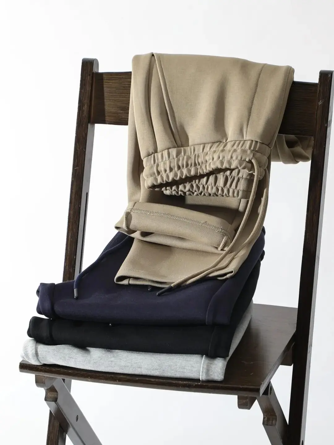 الراقية طبقة الهواء محبوك سراويل تقليدية للرجال تنفس مطاطا مستقيم الساق السراويل الطويلة موسم الخريف الجلد ودية تنوعا