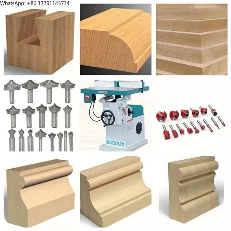 MX5115 Woodworking Vertical Single-Axis Router Wood Edge Trimmer Slotting Machine Multifunctional Router 18000r/min