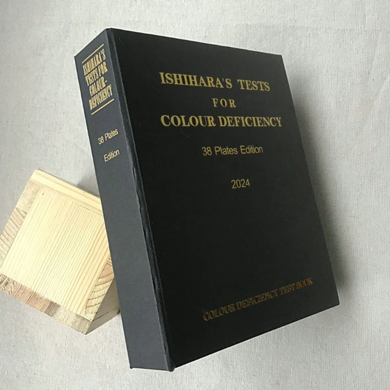 Ophthalmic Optical Optometry Ishihara Book 38 Plates Color Blindness Color Deficiency Test Book for Driver School