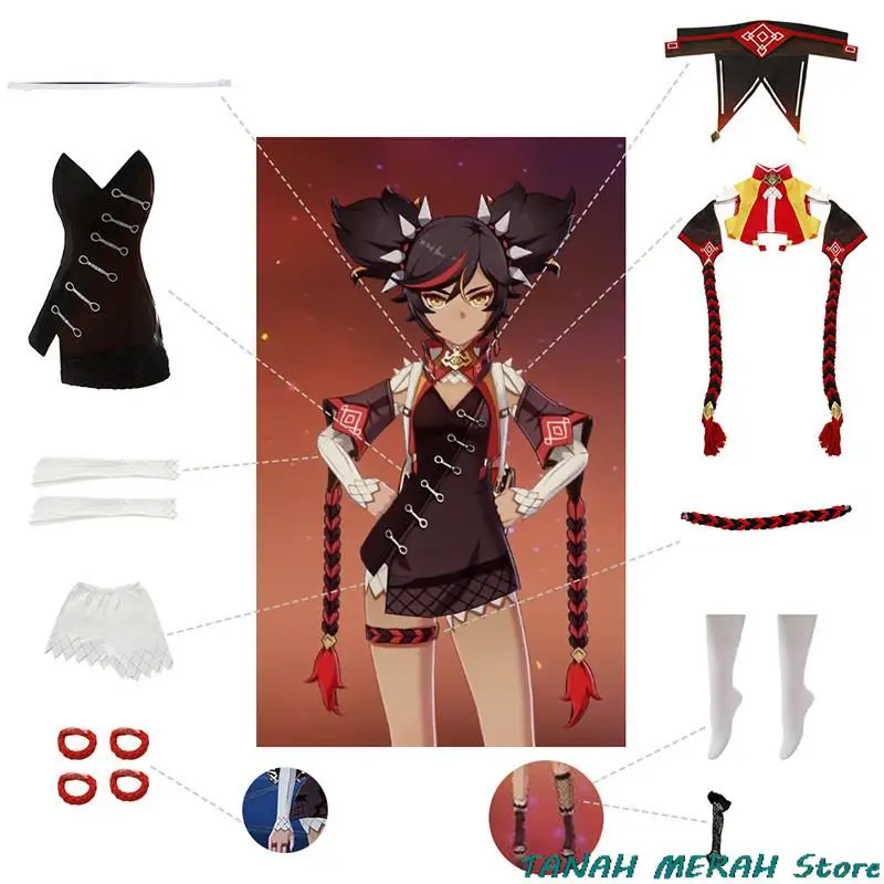 Xinsuperb-Genshin Impact Cosplay Costume pour Femme, Anime Game, Veyue, Adulte, Sexy, Top fur s, Halloween, Carnaval Party, Loli Imbibé, Perruque Prop