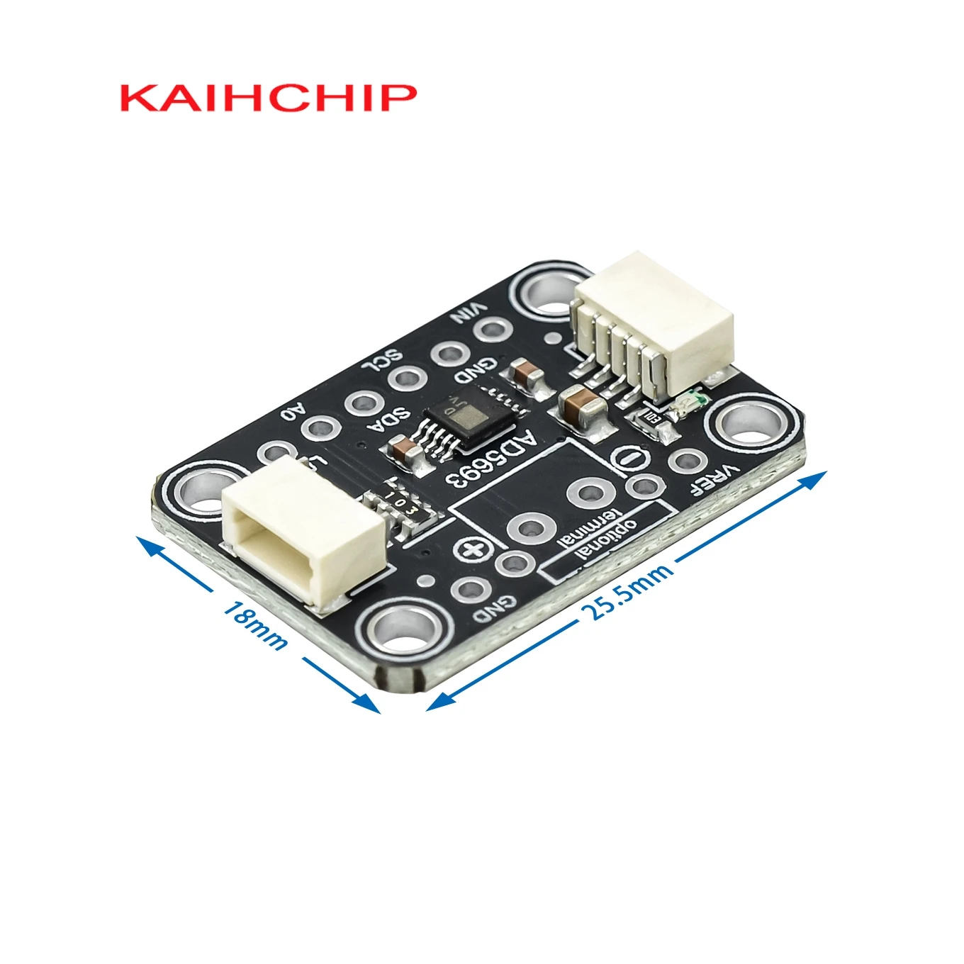 AD5693R Antarmuka I2C Modul DAC 16-bit Modul Konversi Sinyal Digital Kompatibel dengan STEMMA QT Qwiic