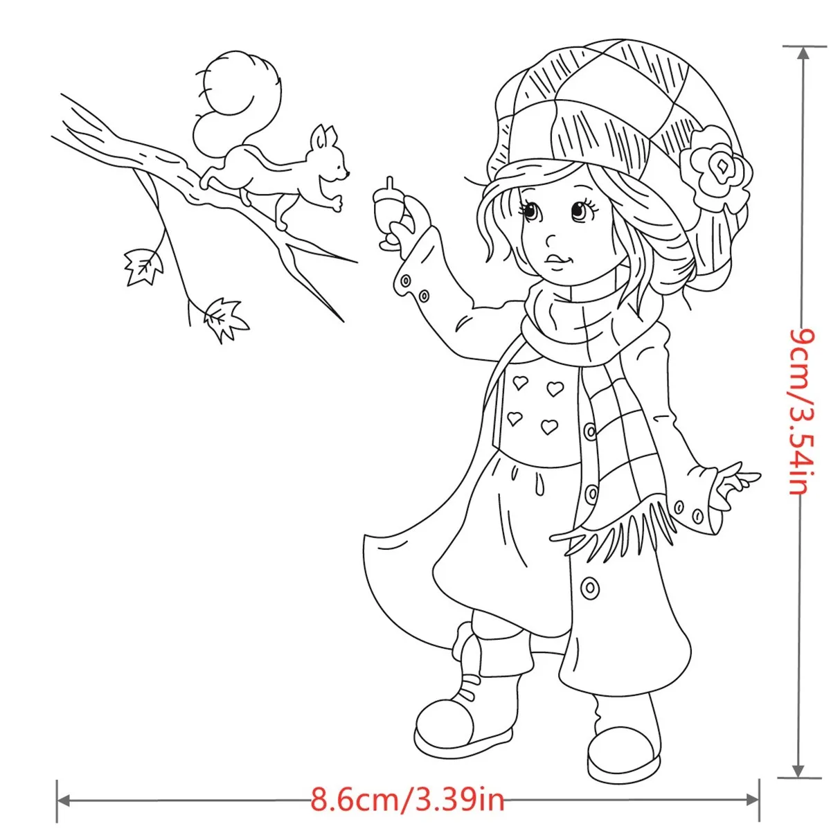 Clear stamp and Meatl Cutting Girl Transparent DIY Silicone Seals Scrapbooking Card Decoration