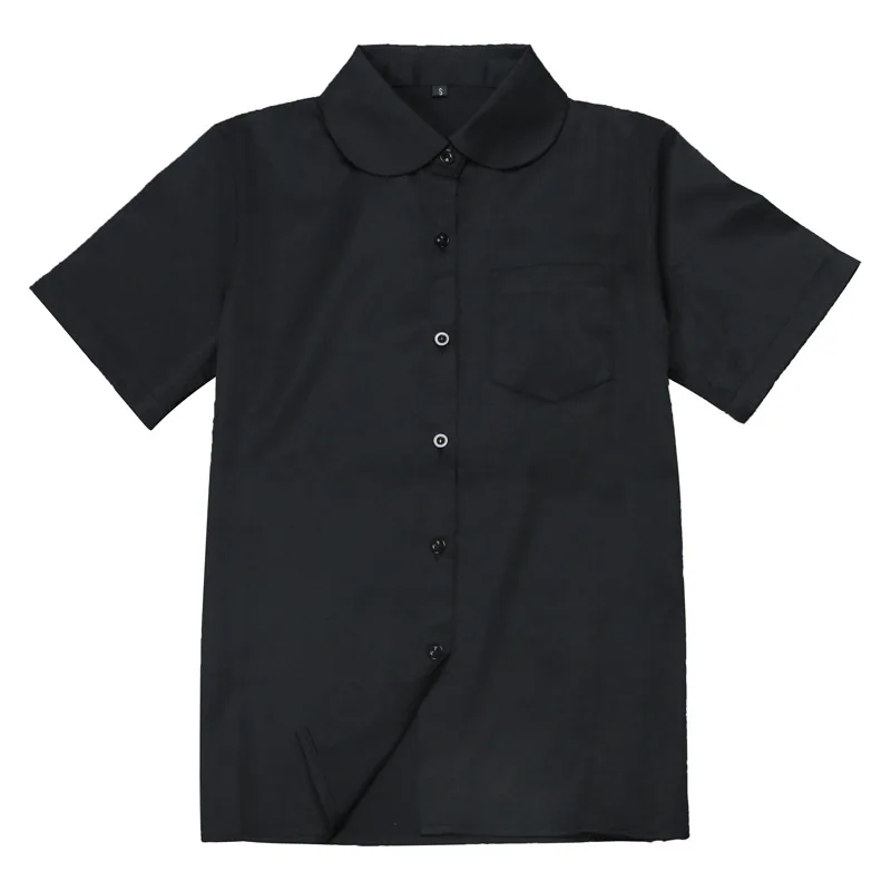 Japonês médio marinheiro colegial blusa escolar uniforme escolar 2022 roupas de estudante para rosa/preto/branco/verde/cáqui camisa da coréia do sul