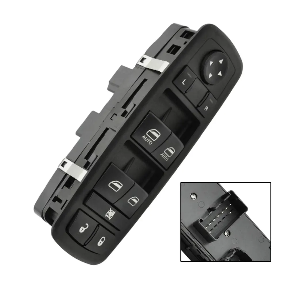 

Power Window Switch for Dodge For Ram 1500 2500 3500 Trucks 2009-2012 Driver Side Black ABS OEM 4602863AD Direct Fit