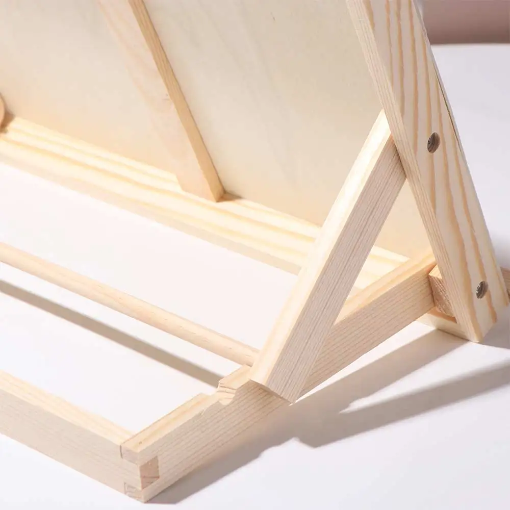 Multifunctional Wooden Table Easel Adjustable Angle Portable Sketching Board Lightweight Foldable Tilted Drawing Board Beginners