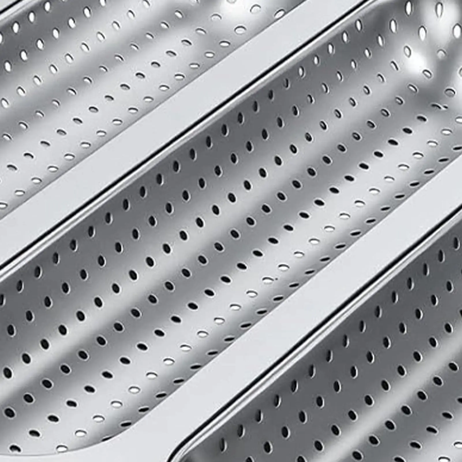 

Baguette Bread Pan 3-Cavity Non-Stick Perforated Baking Tray 2 Pieces Baguette Tray For Home Kitchen Outdoor Cooking Daily