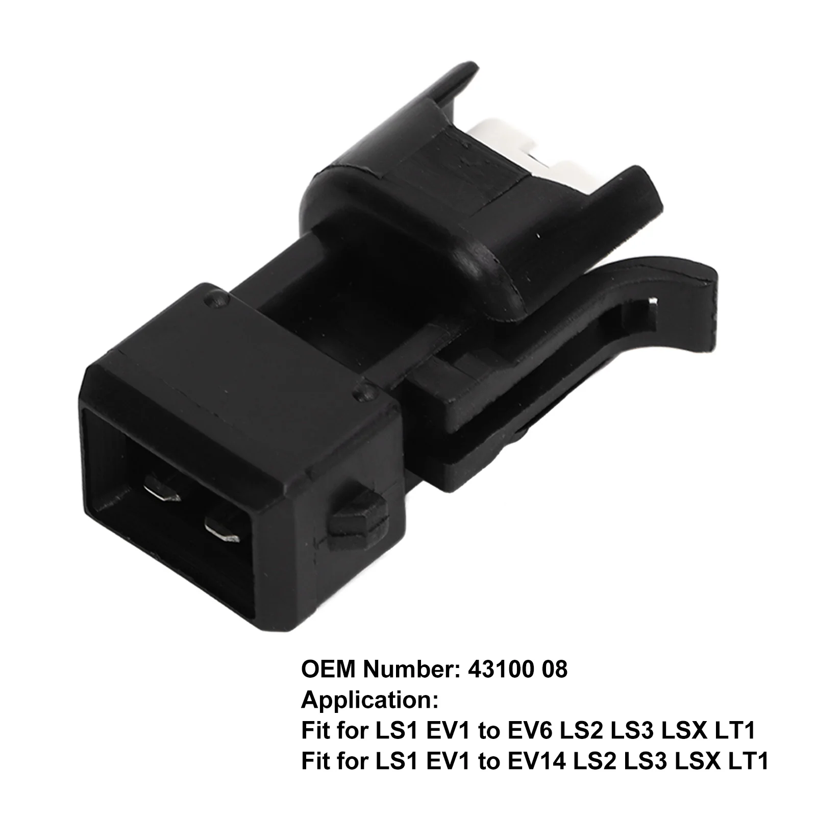 Injector Adapters 43100 08 Fuel Injector Adapters Kit Fit for LS1 EV1 to EV6 LS2 LS3  LT1 Fuel Injector Adapters