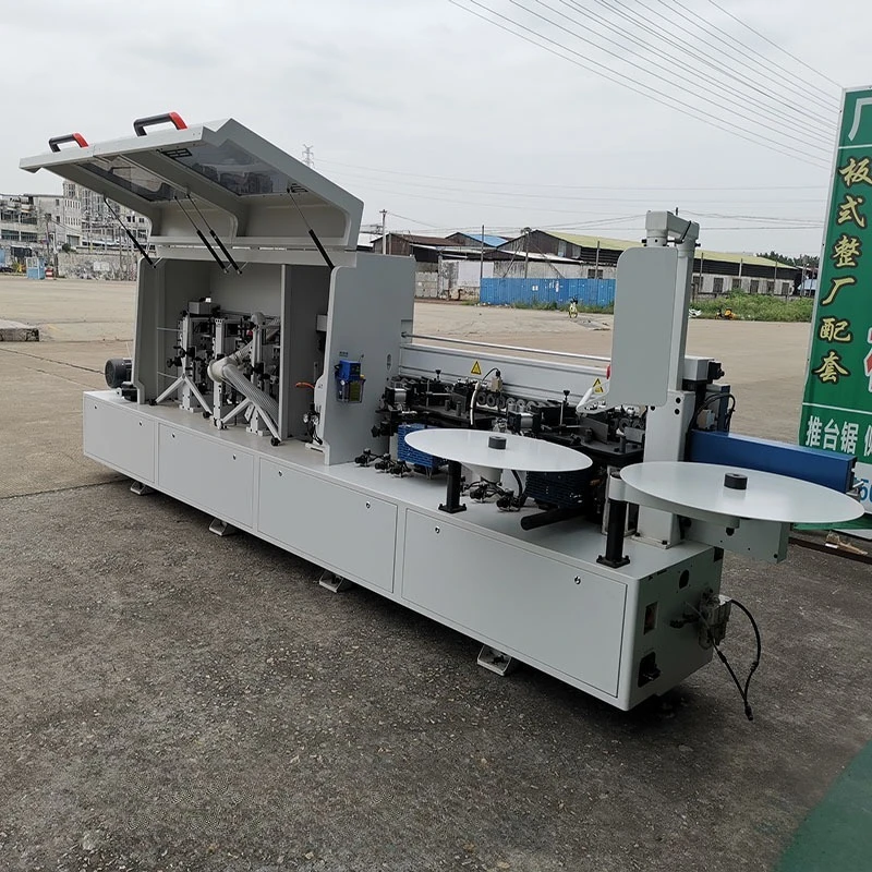 Advance payment-Edge banding machine Automatic tracking chamfering front and rear cutting edge banding machine