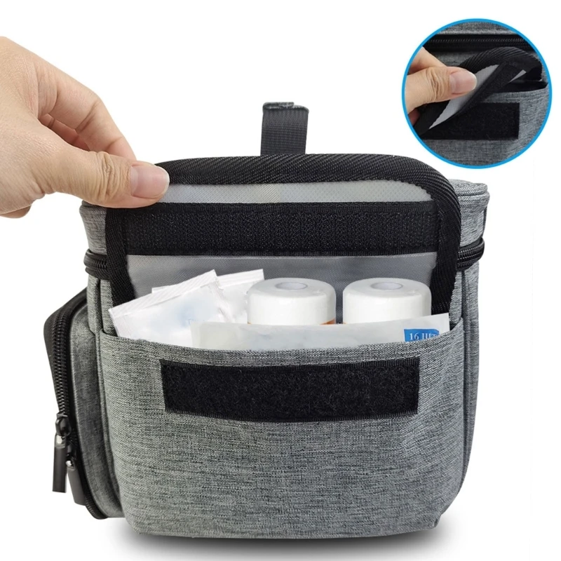 Home Family First Aid Kit Bag Large Capacity Medicine Organizer Box Storage Bag Travel Survival Emergency Empty Portable Home F