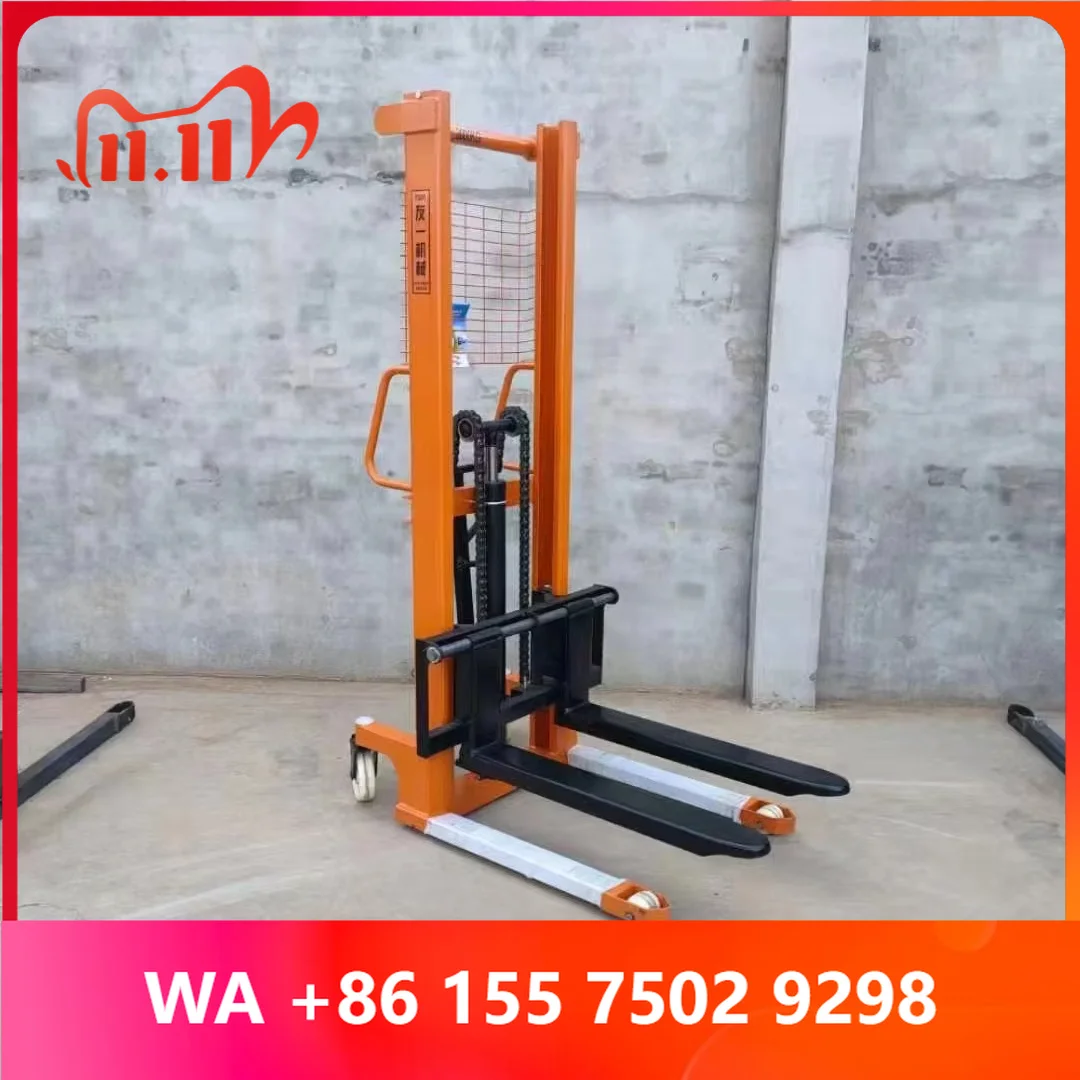 20241 tons 2000 kg manual lift truck hydraulic stacker trolley manual lift truck manual forklift