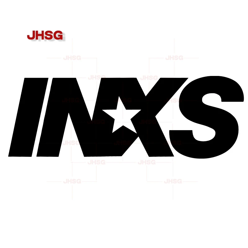 

INXS Band Logo Vinyl Stickers Laptop Window Speaker Stickers - Vehicle Exterior Decoration Accessories