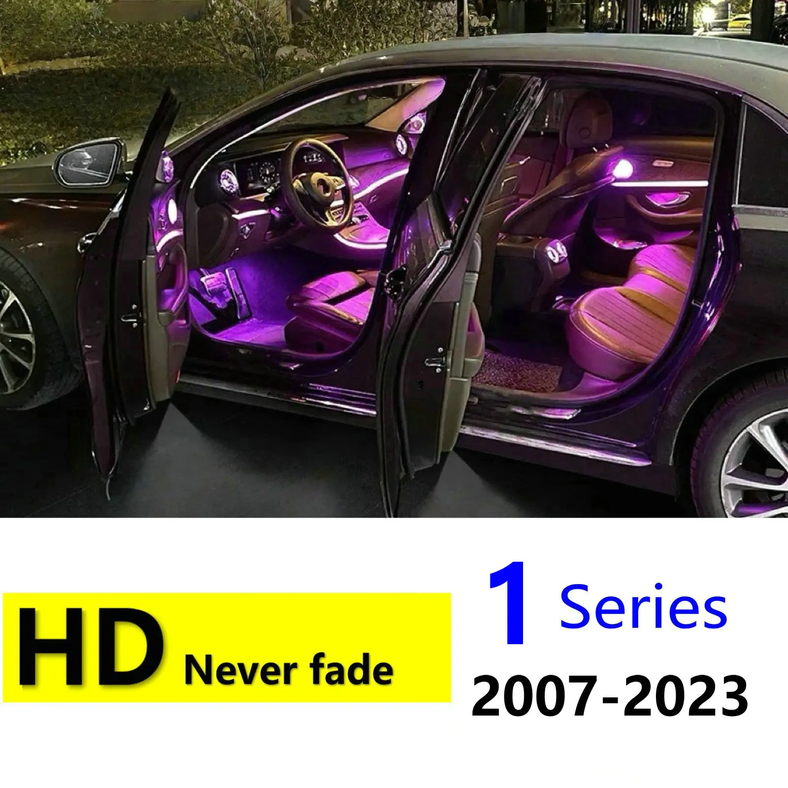 HD 2Pcs For BMW 1 Series 118i 120d 135i 125i E87 F20 F40 2007-2023 2022 2021 2020 2018 2017 LED Car Door Projector Welcome Light