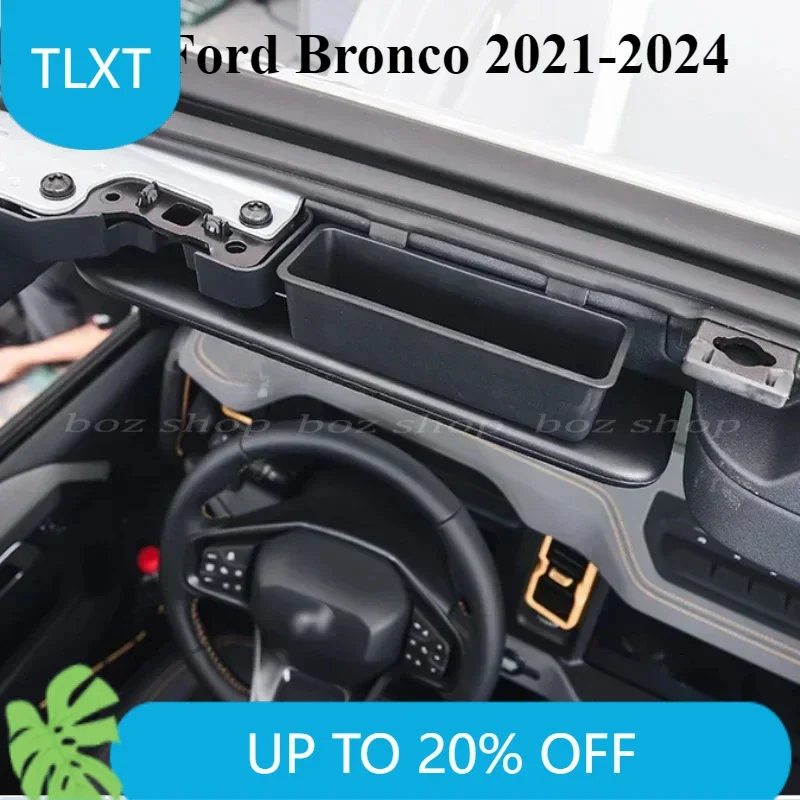 

For Ford Bronco 2021-2024 Car Glasses Case Car Storage Sun Visor Glasses Protection Scratch Resistant Bag Interior Accessories