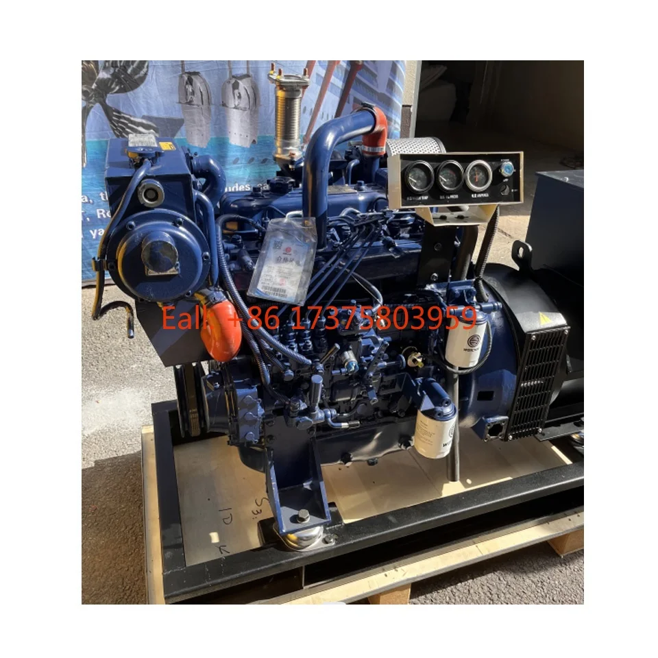 3 Phase Single Phase Weichai Marine Generator 40kw 50Hz/60Hz 380V-400V with Good Price