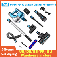 INSE S6 Cordless Vacuum Cleaner Accessories Metal Filter Replacement Multifunctional Combined Brush Battery for S6 Home Cleaners