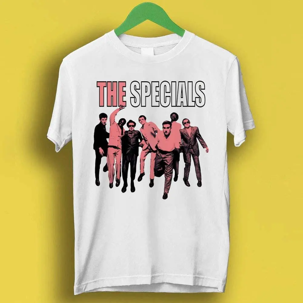 The Specials 2Tone Ska Music Rec Limited Red Edition Gift Tee T Shirt Summer Men's and Women's Loose and Breathable T-shirt Top