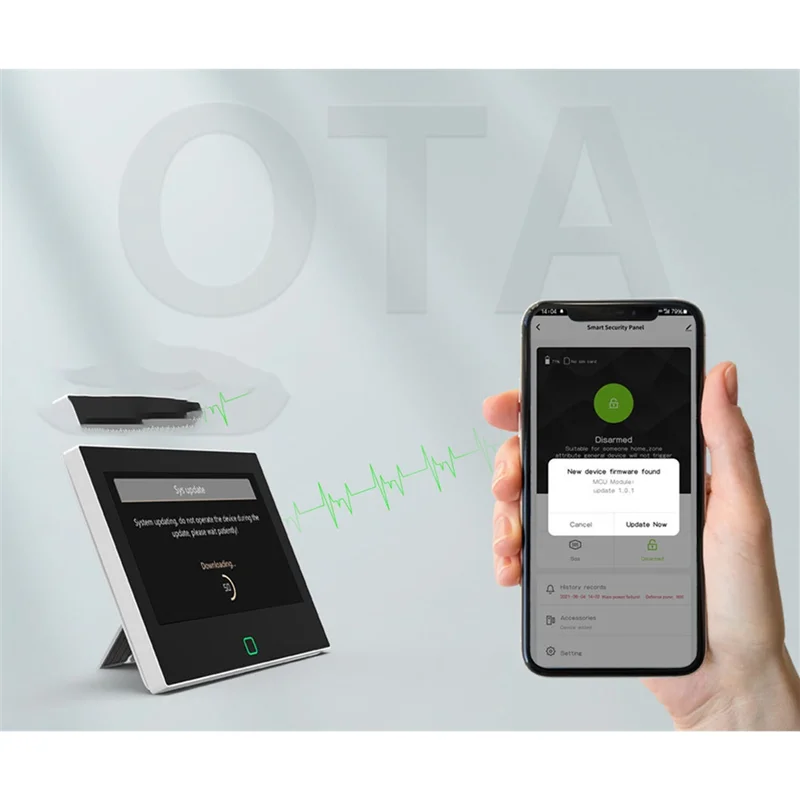 AA08-Tuya Smart Wifi 4G GSM House Home Burglar Alarm System Security Protection Kit EU Plug