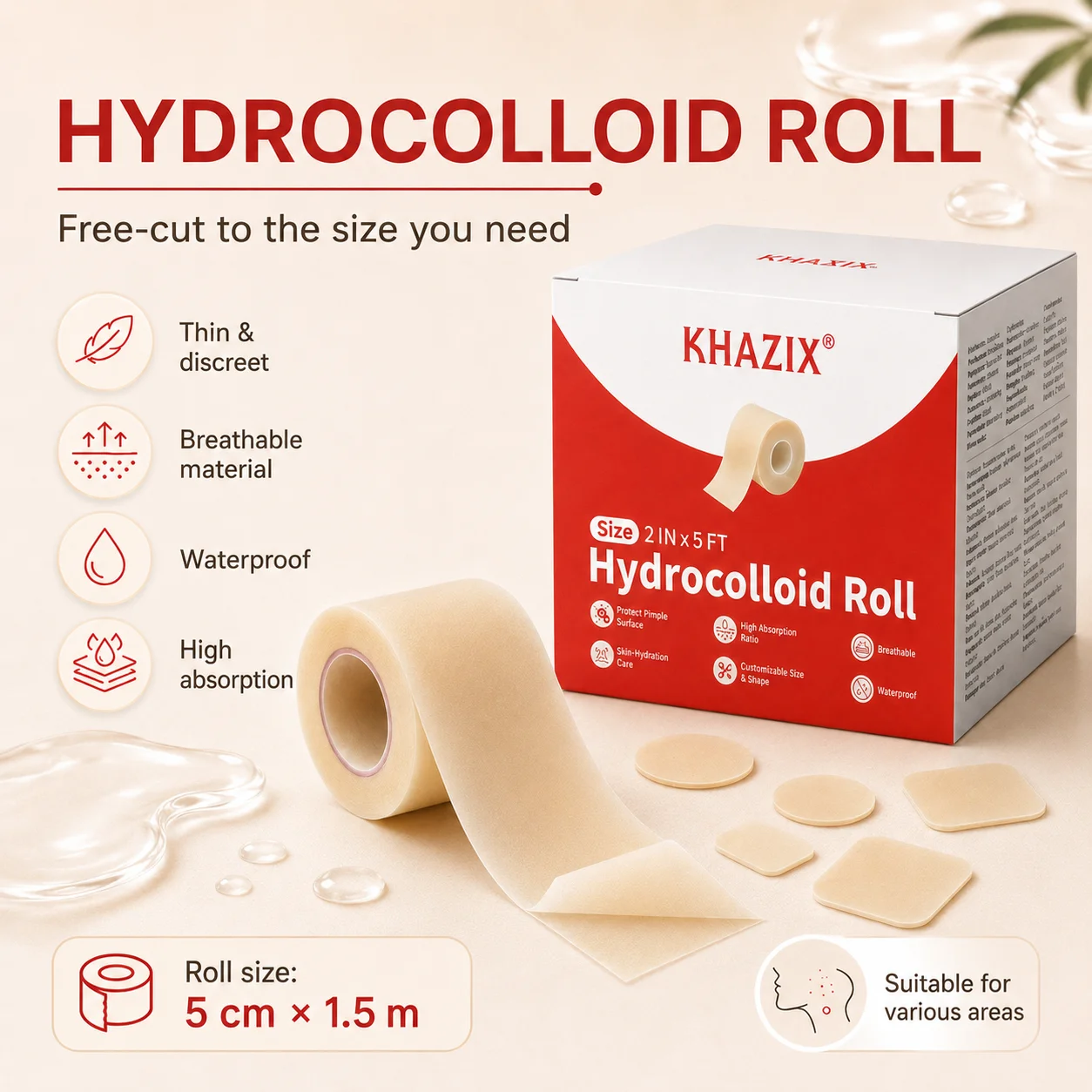 Hydrocolloid Pimple Patch Roll - Skincare China review and price