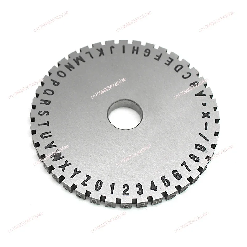 Plate Font Wheel Gear for Manual Steel Embossing Machine Embosser 2mm/ 2.5mm/ 3mm/ 4mm/ 5mm/ 6mm Metal Sheet Plate