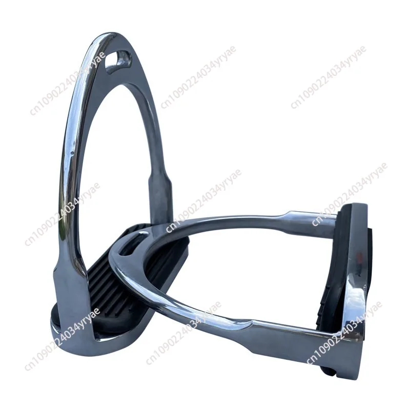 High-strength aluminum alloy, stirrups 12 cm, non-fading and easy maintenance, harness pedals