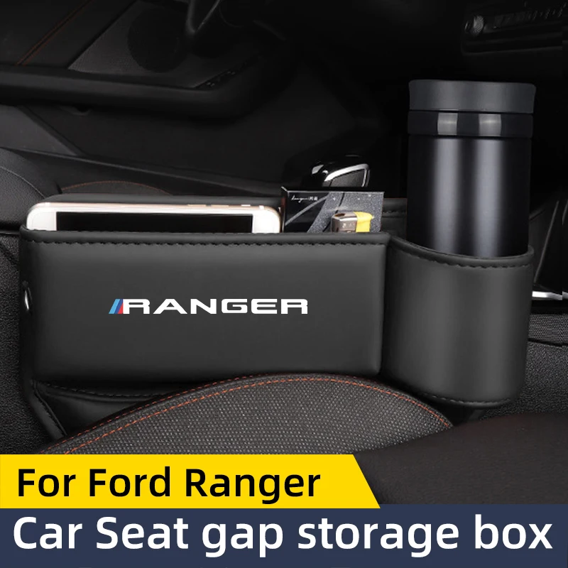 

Органайзер-кейс для хранения в зазоре между сиденьями Ford Ranger T9 Raptor, автомобильный органайзер для центральной консоли, герметичный мешок для хранения в зазоре между сиденьями