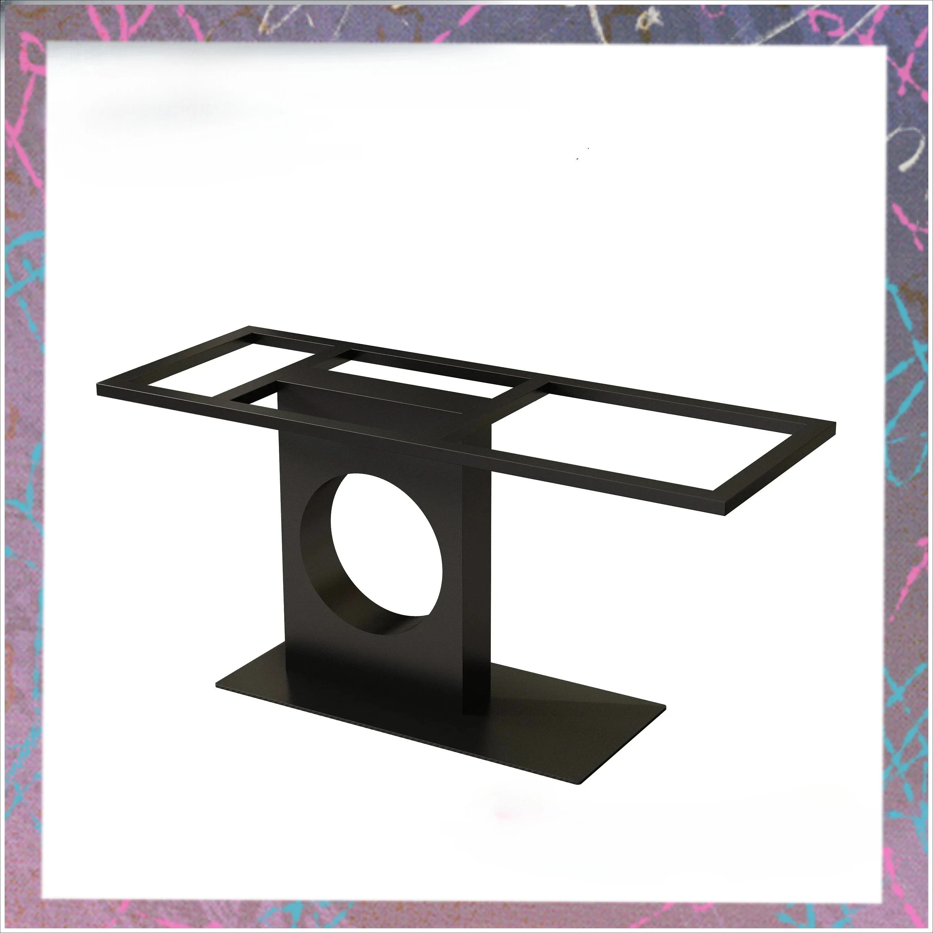 

Y-образные островные ножки из каменной плиты, легкие роскошные металлические ножки для стола с большой плитой, ножки для офисного стола