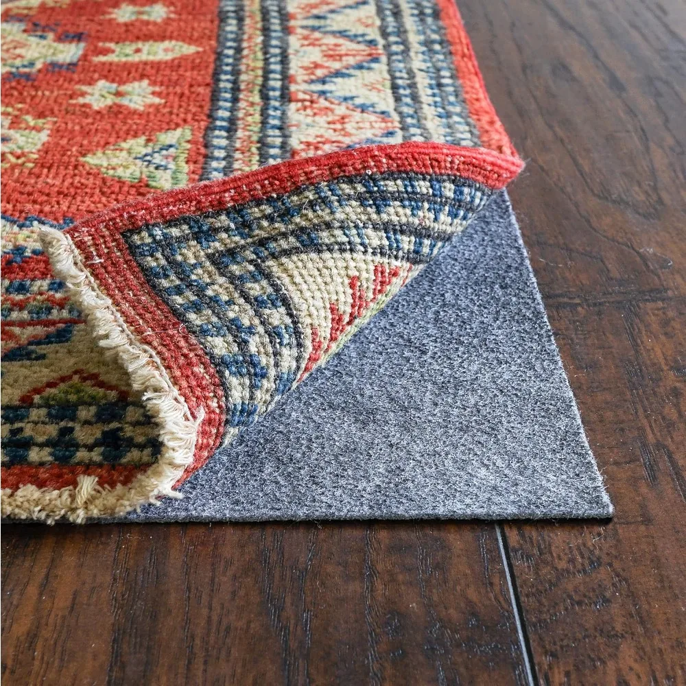 Round -Thick - Felt and Rubber - Ultra Slim Non-Slip Rug Pad - Perfect for High Traffic Areas and Entryways