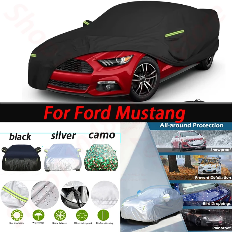 

Car Cover For Ford Mustang Outdoor Waterproof Full All Weather Windproof Heavy Duty Protection