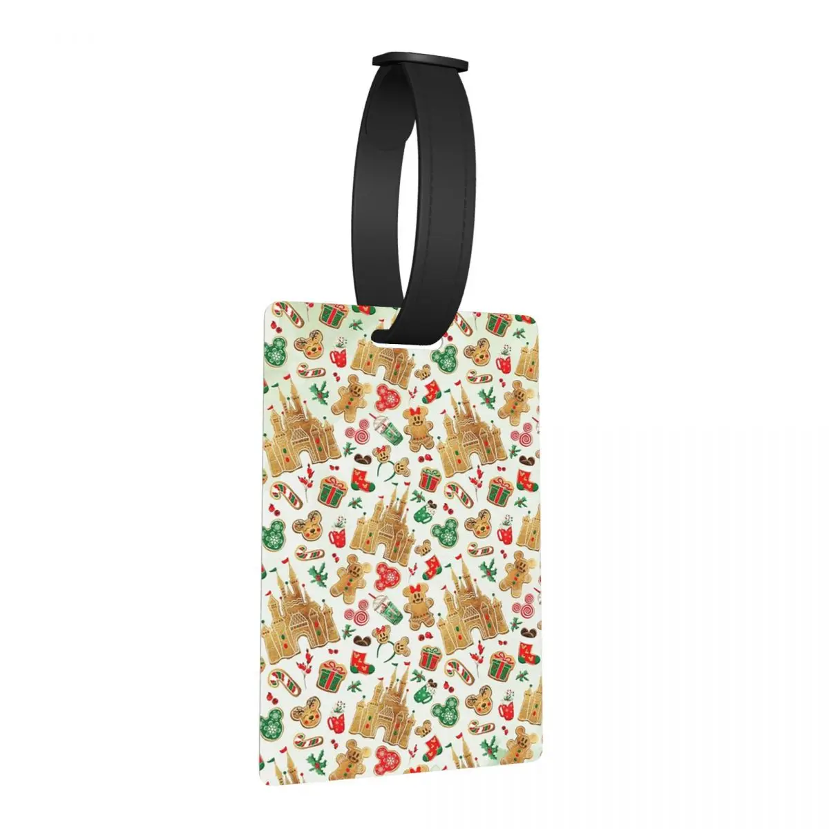 حكاية القلعة عيد الميلاد الزنجبيل الكوكيز علامات الأمتعة حقيبة الأزياء الأمتعة الصعود علامة التسمية حامل معرف اسم العنوان #1