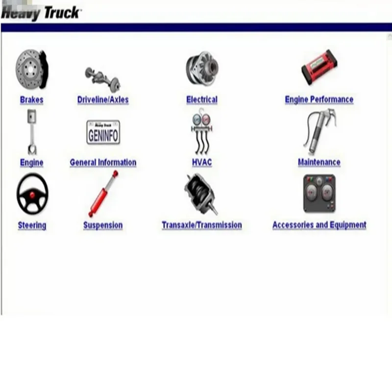 Heavy Truck Car Repair  Newest Auto Repair Software Mit//Chell Heavy Truck Mit//Chell O/nd5 Information Service Manuals