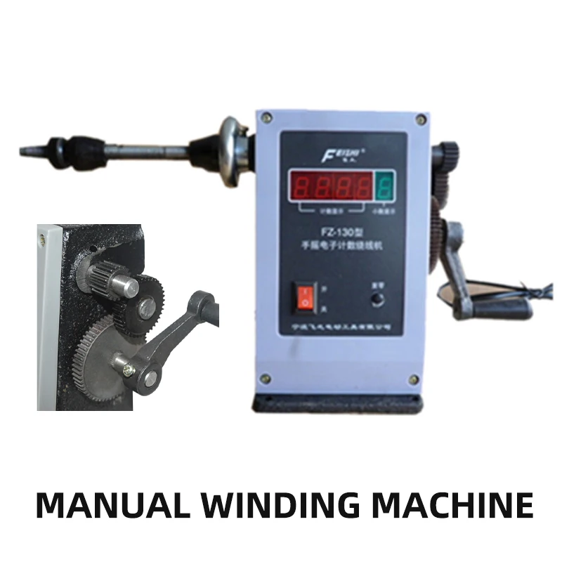 220V Accurate Electronic Digital Display Winding Machine High Quality Manual Wire Coil Winding Easy To Use Winding Machine