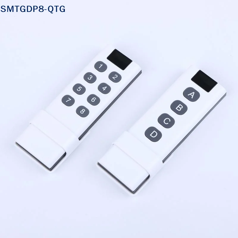 Hot 433MHz Wireless Learning Code Digital Remote Control Transmitter For Long Distance Wireless Remote Control With 4/6/8/10 Key