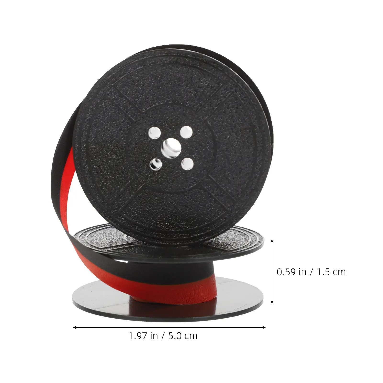 Universal Twin Spool Typewriter Ribbon Professional Nylon Ink Ribbon Retro Office Household Use Easy Install Clear Print Wear