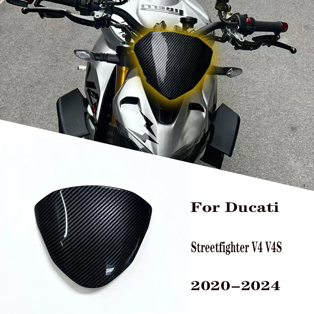 

For Ducati Street Fighter V4 V4S 2020-2024 motorcycle front windshield, windshield fairing, front cover, front spoiler