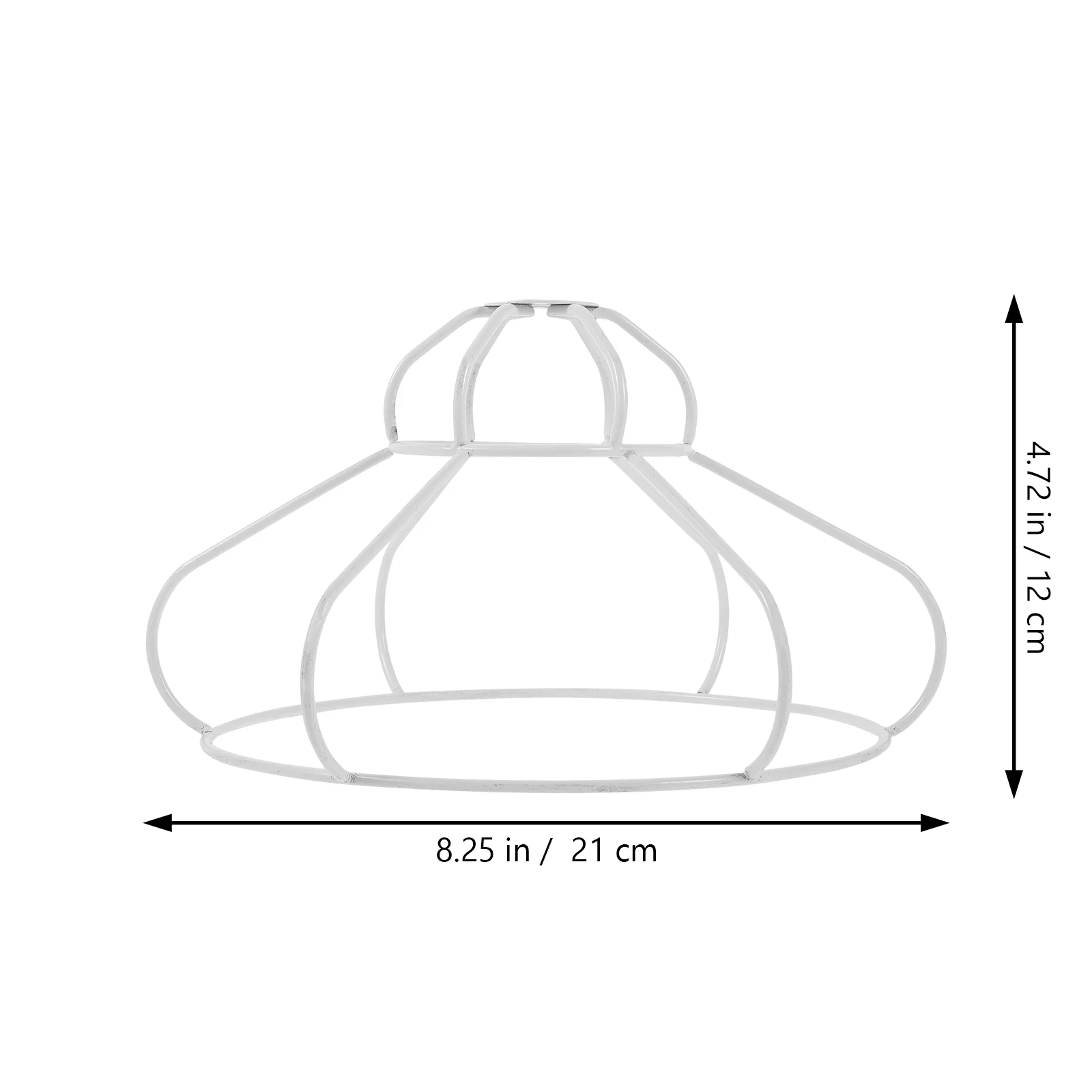 Lampu berdiri ringan, bingkai bohlam cincin DIY, kap lampu besi, pemegang lampu tempa kawat lantai