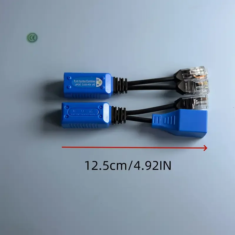 CCTV RJ45 splitter combiner uPOE cable kit POE Adapter Cable Connectors Passive Power Cable For IP Camera