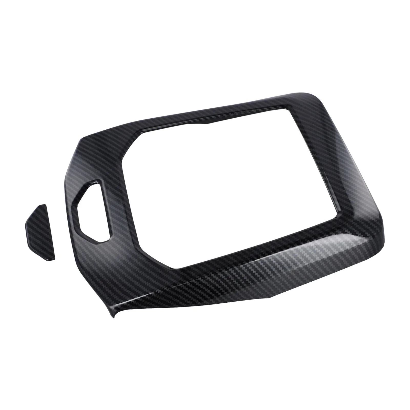 Vehicle Interior Upgrade Carbon Fiber Console Trim ABS Carbon Fiber Cover High-quality Material Long-lasting Performance