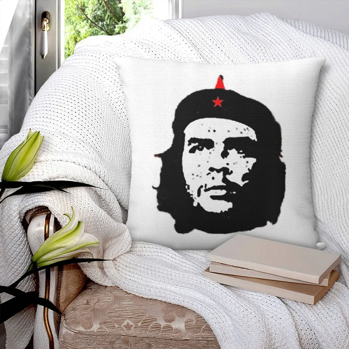 

Che Guevara Square Pillowcase Pillow Cover Polyester Cushion Decor Comfort Throw Pillow for Home Bedroom