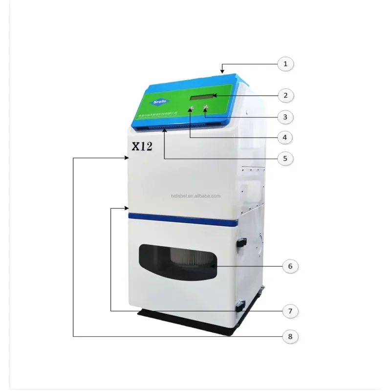【2026】 Laboratory Dust Collector for Grinding X12 High Negative Pressure Vacuum Cleaner