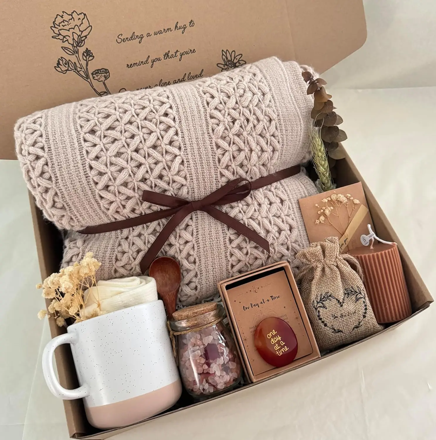 

Sympathy Gift Basket Sympathy Gift for Loss of Loved One, Memorial Condolence Grief Bereavement Gift for Loss Women Care Package