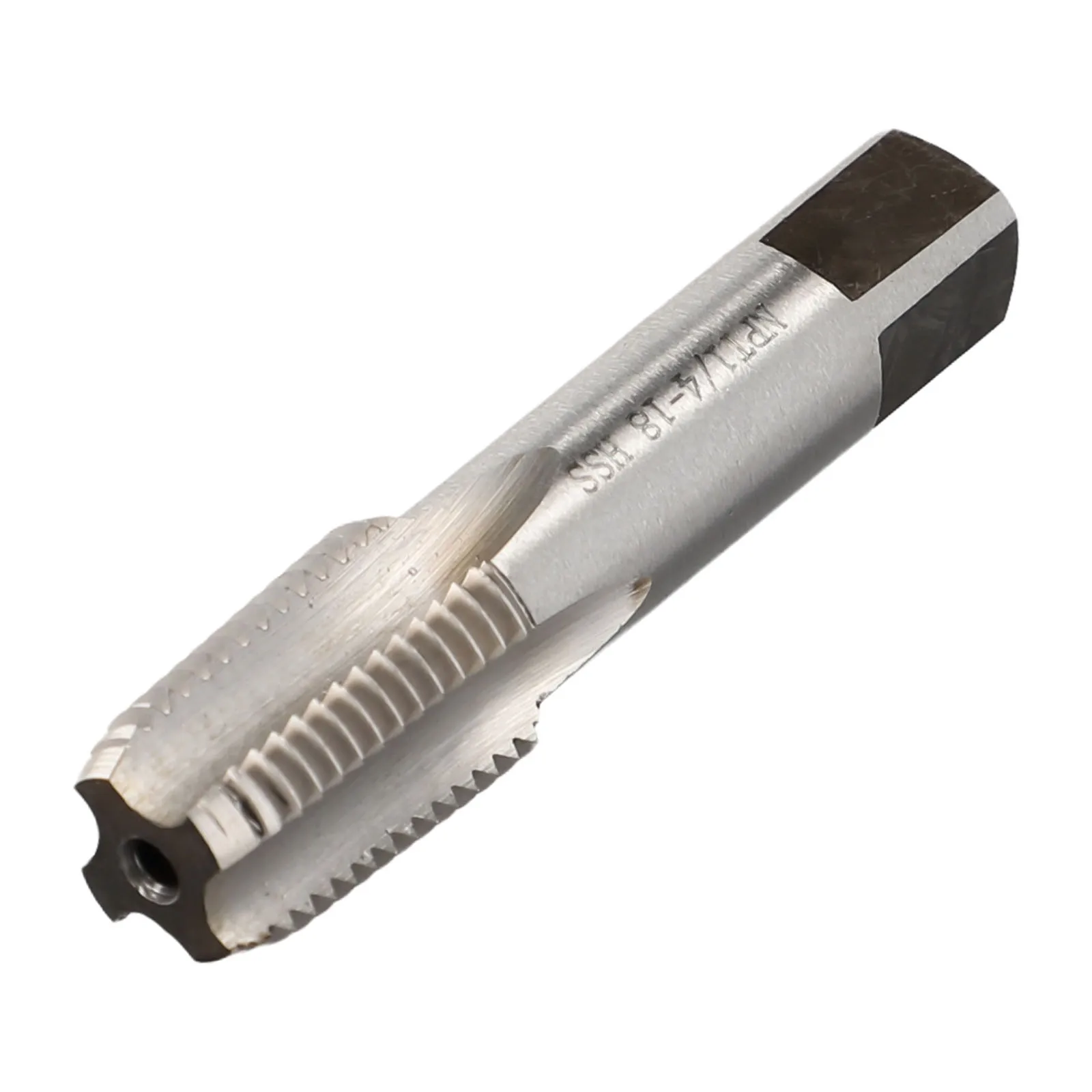 Herramientas manuales de grifo roscado con tornillo de acero de alta velocidad, herramientas manuales de grifo de tubo cónico de 4 "-18 NPT, herramientas de carpintería, accesorios, 1 ud.