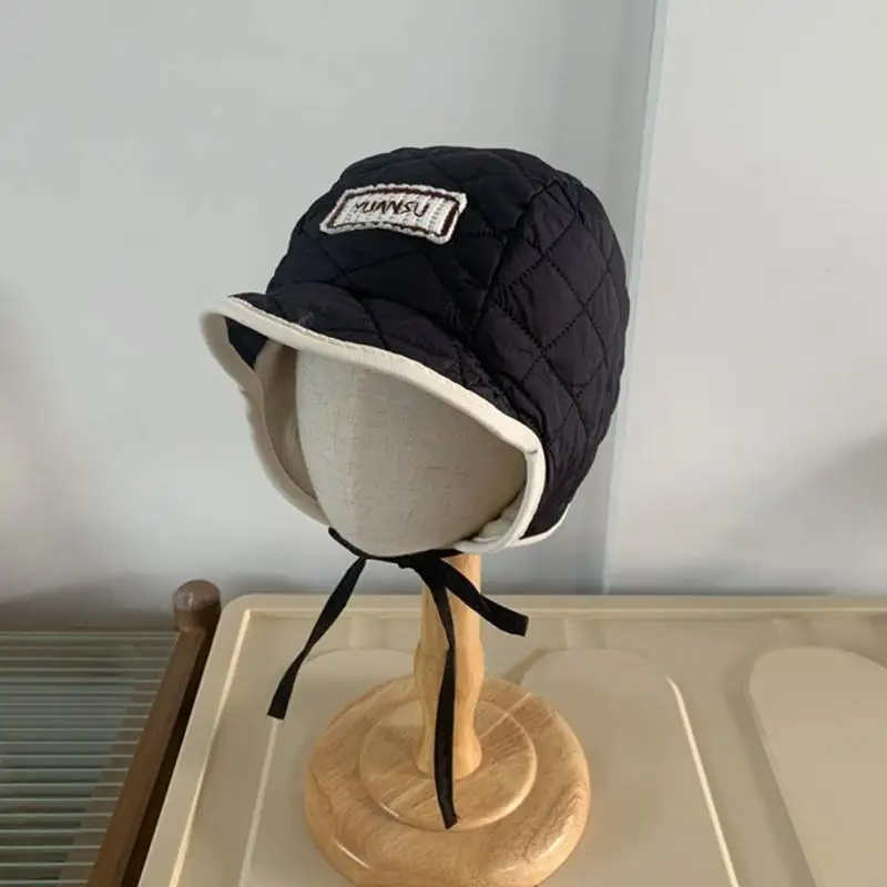 

Q22D Cotton Baby Baby теплый шапочка модная детская зимняя головная уборы для отдыха на свежем воздухе