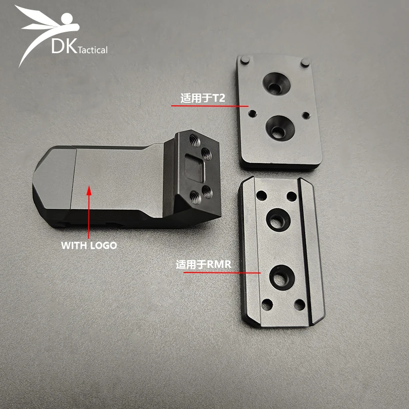 Tactical Metal Offset Optic Sight Mount For   RMR 45 Degrees Red Dot Scope Base Fit 20mm Picatinny Rail Airsoft Accessories