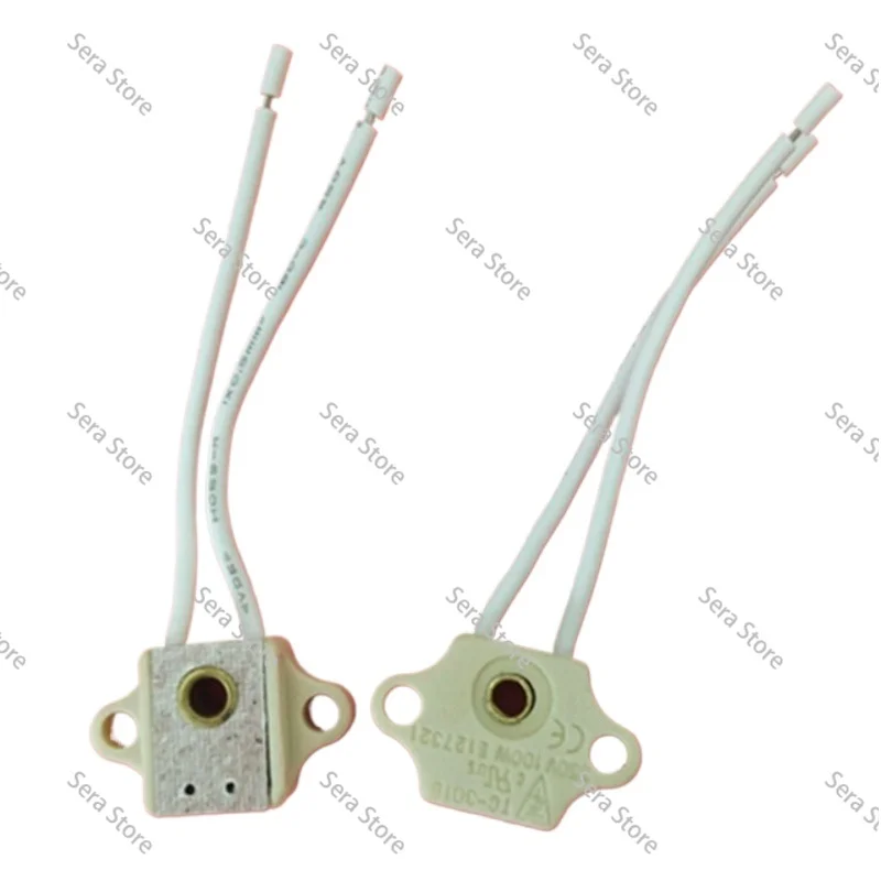 2pcs Ophthalmic Slit Lamp Socket 6V20W, Special Bulb Socket G4, Ceramic Socket