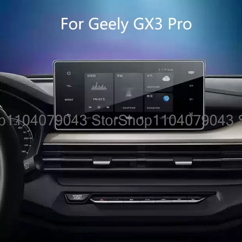 

Tempered glass protector film For Geely GX3 Pro 2023 8 inch Car radio GPS navigation displayscreen Anti-scratch accessories