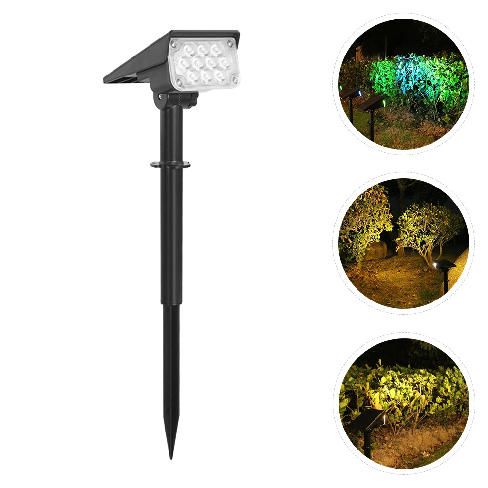 Lampada da giardino a LED solare impermeabile per esterni da giardino Rgb da 1 pezzo ricaricabile 2000mAh